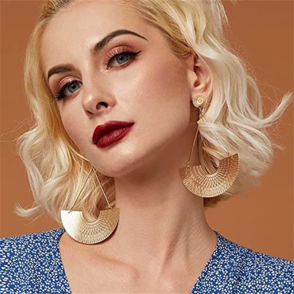 Geometric Statement Earrings Set